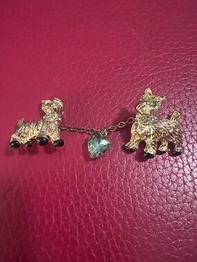 🐾✨ DOUBLE TERRIER SWEATER GUARD ✨🐾 Vintage 1950s